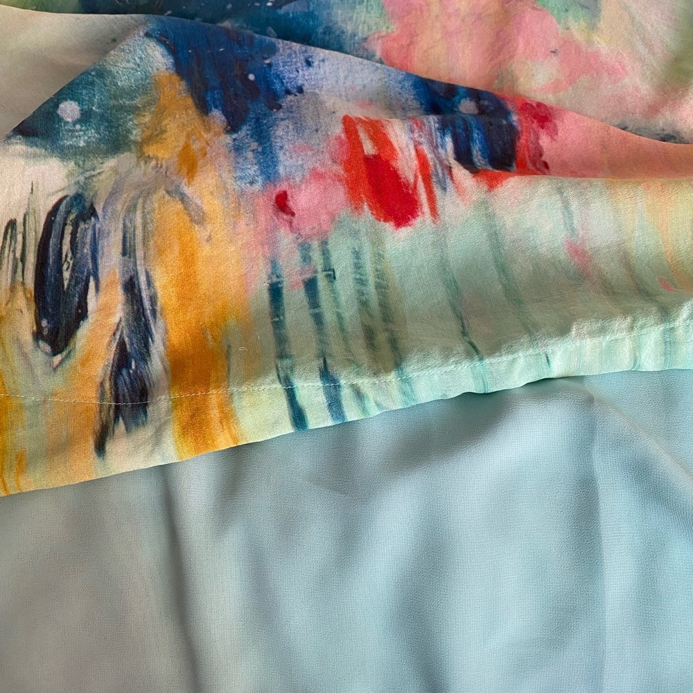 Anthropologie Maeve Multicolor Abstract Dress - Picture 4 of 12